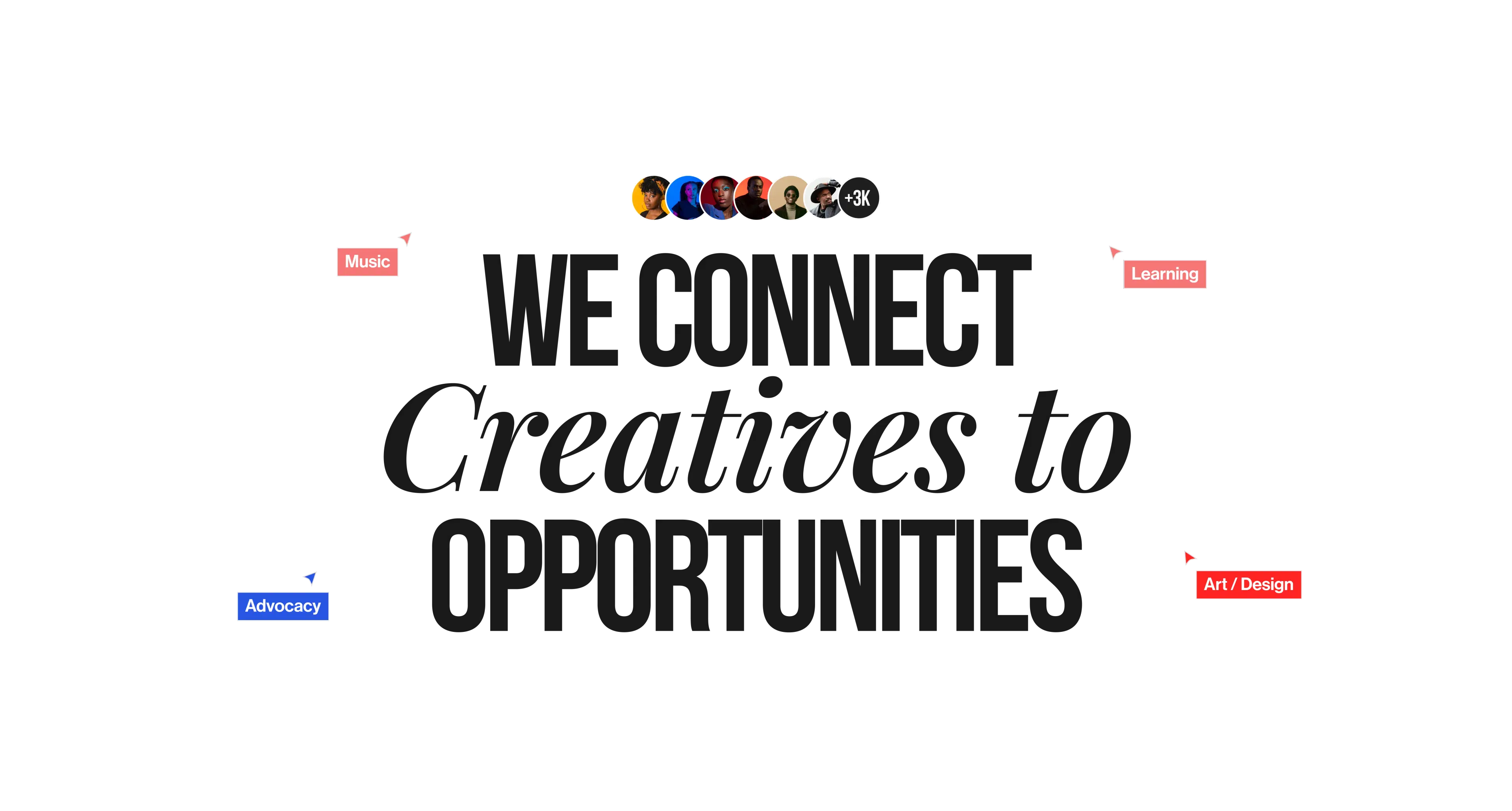 we connect creatives